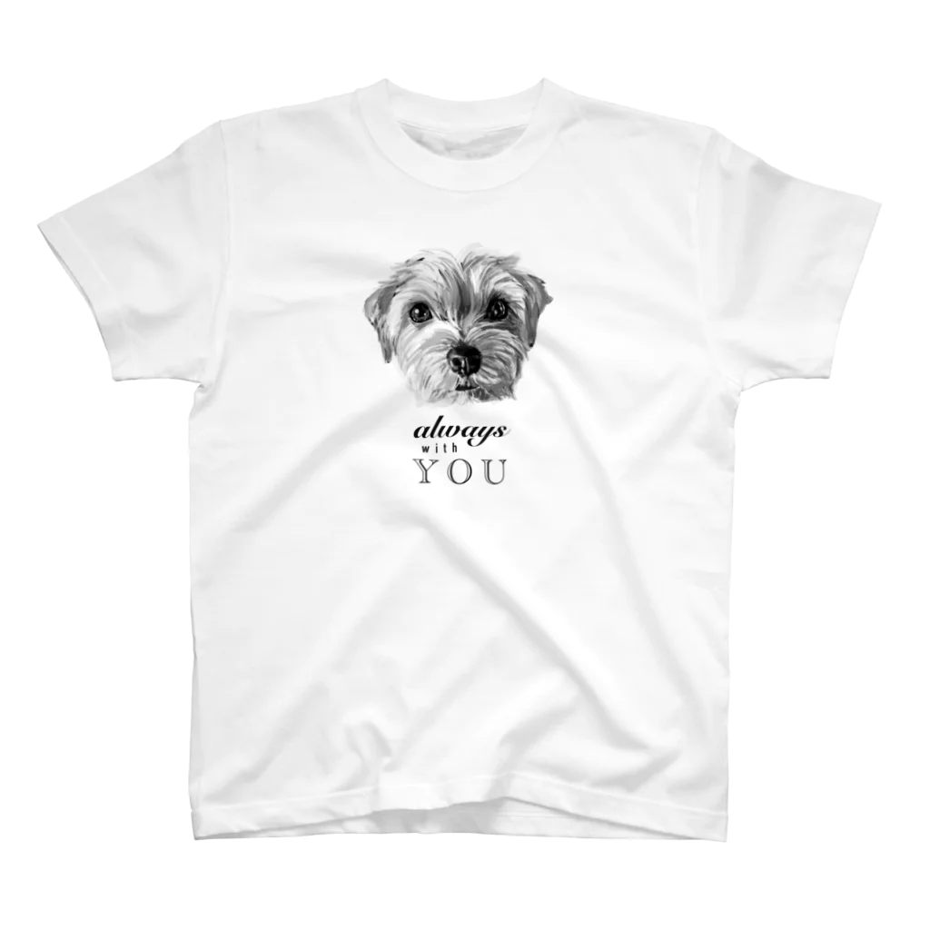 TOMOS-dogのalwaysノーフォーク2 スタンダードTシャツ