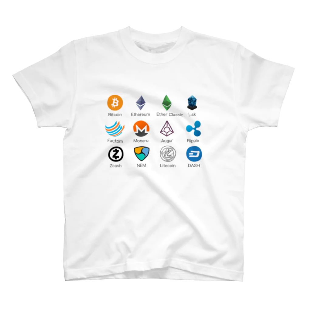 仮想通貨グッズショップの仮想通貨集合2 Regular Fit T-Shirt