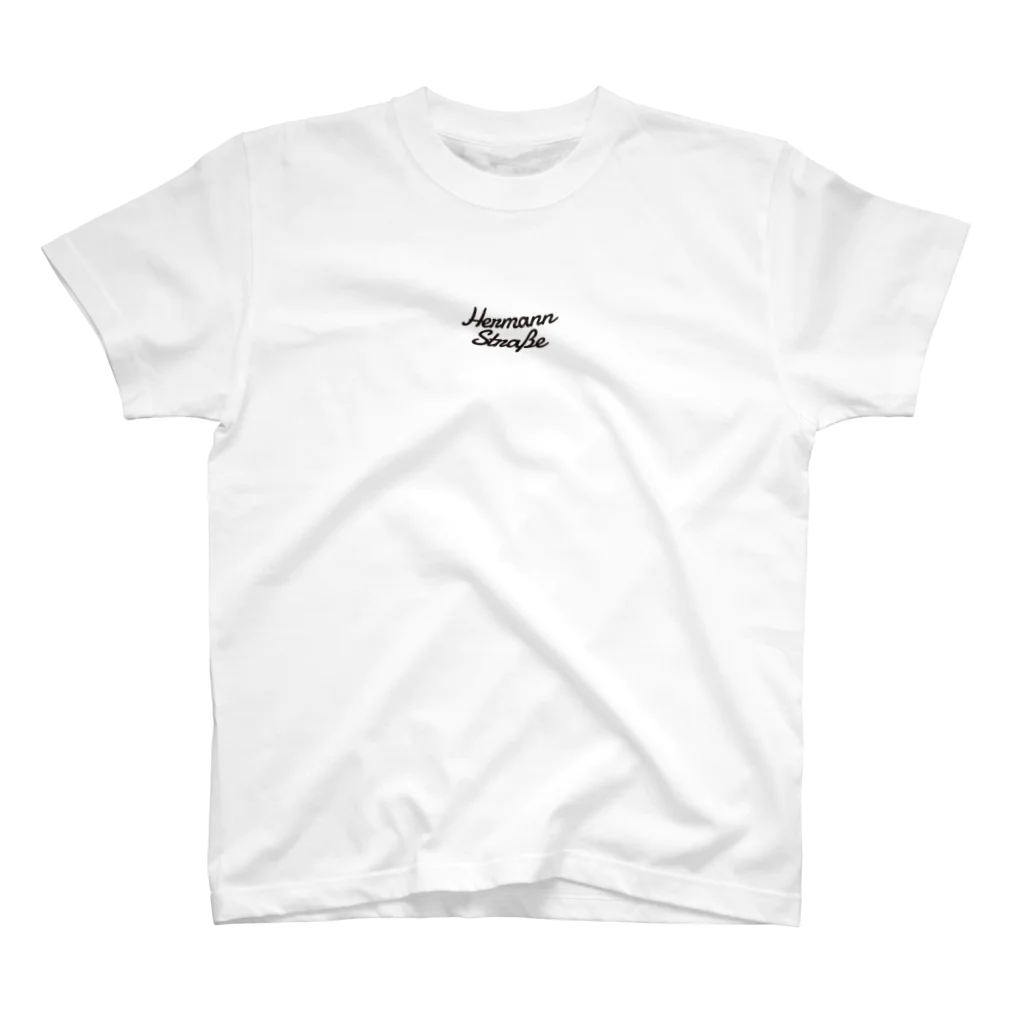 HermannStrasseのモネとグリーンイグアナ：バックプリント Regular Fit T-Shirt