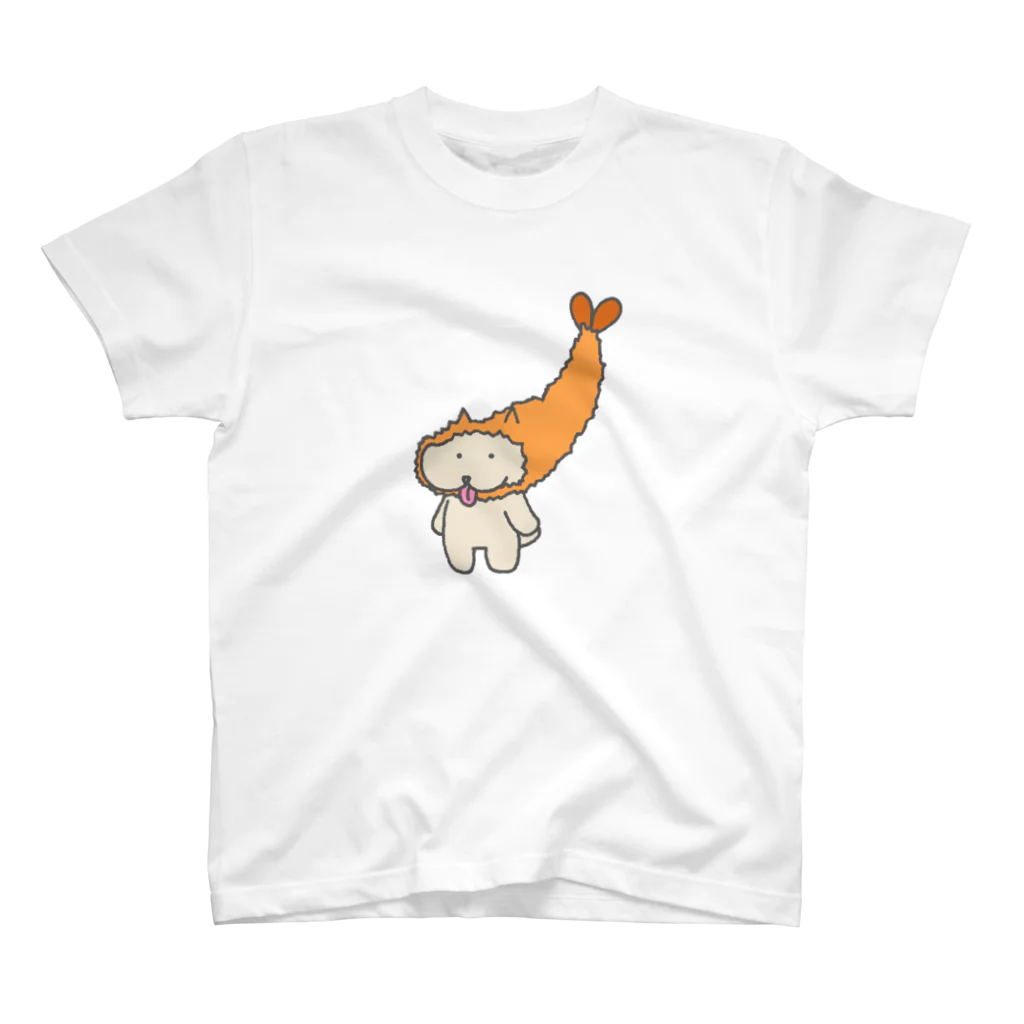 犬山イヌオの日常のエビフラ犬 スタンダードTシャツ