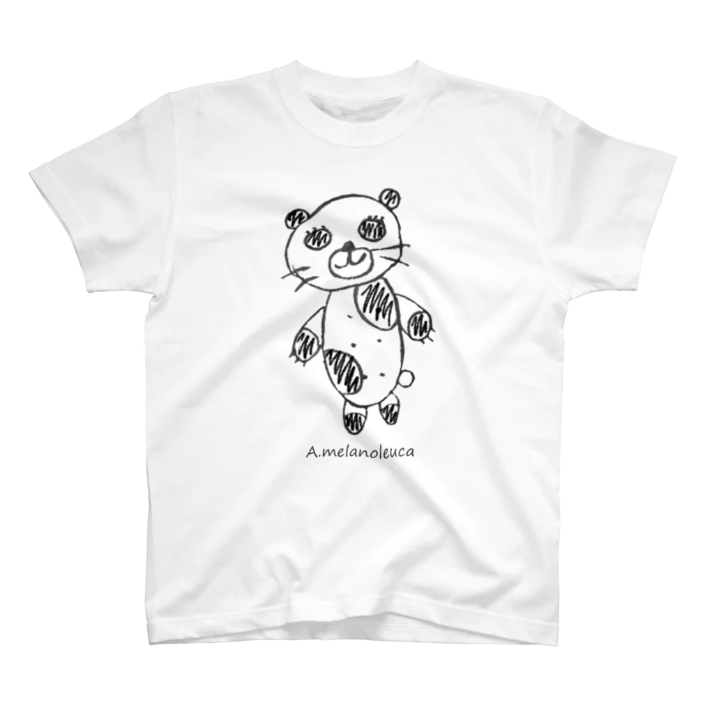 Mimosaのパパが描いたパンダ Regular Fit T-Shirt