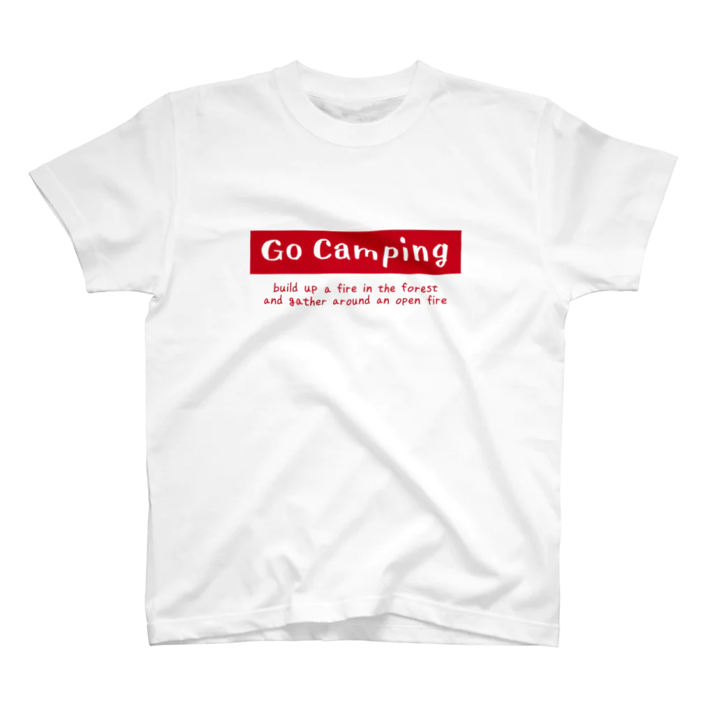 go campingのGo Camping（red） Regular Fit T-Shirt