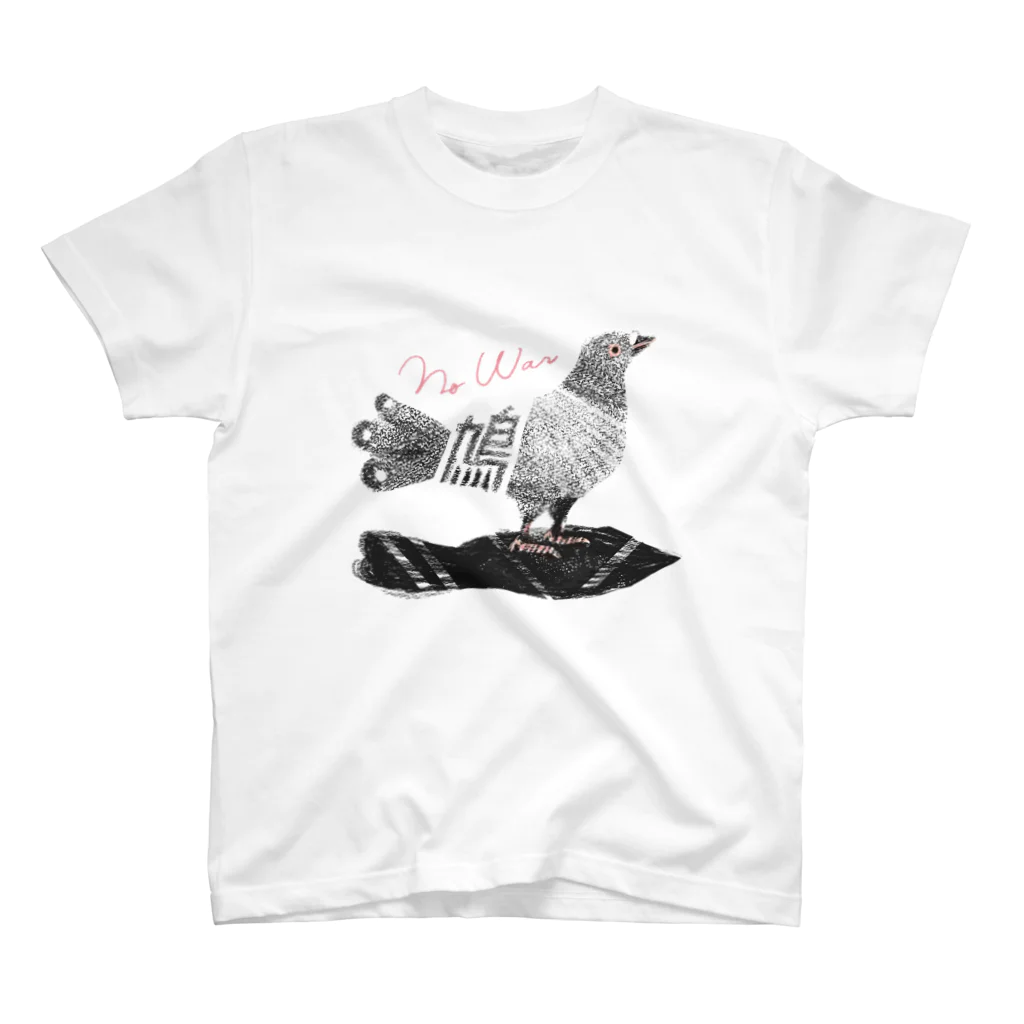 稲葉朋子 イラストレーターのNO WAR -pigeon- Regular Fit T-Shirt