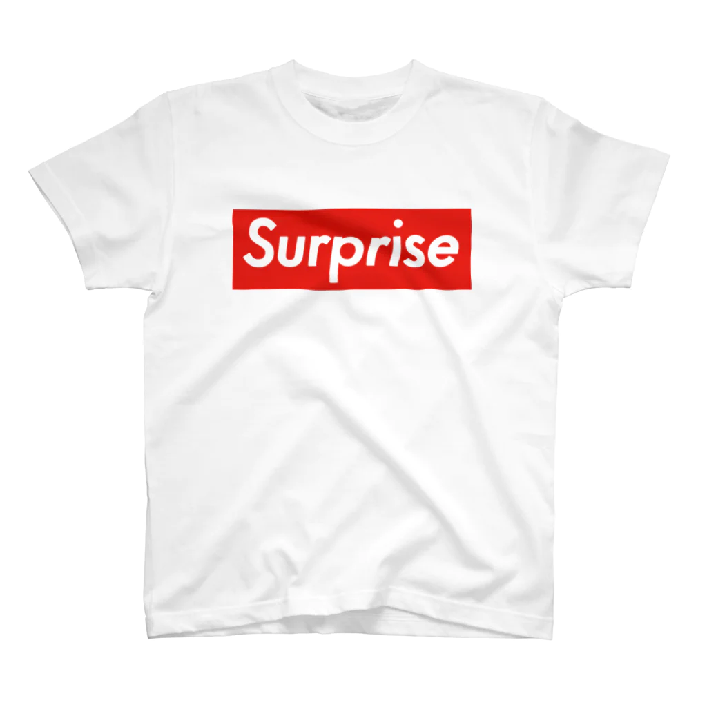 生きるそうめんのSurpriseボックスロゴ Regular Fit T-Shirt