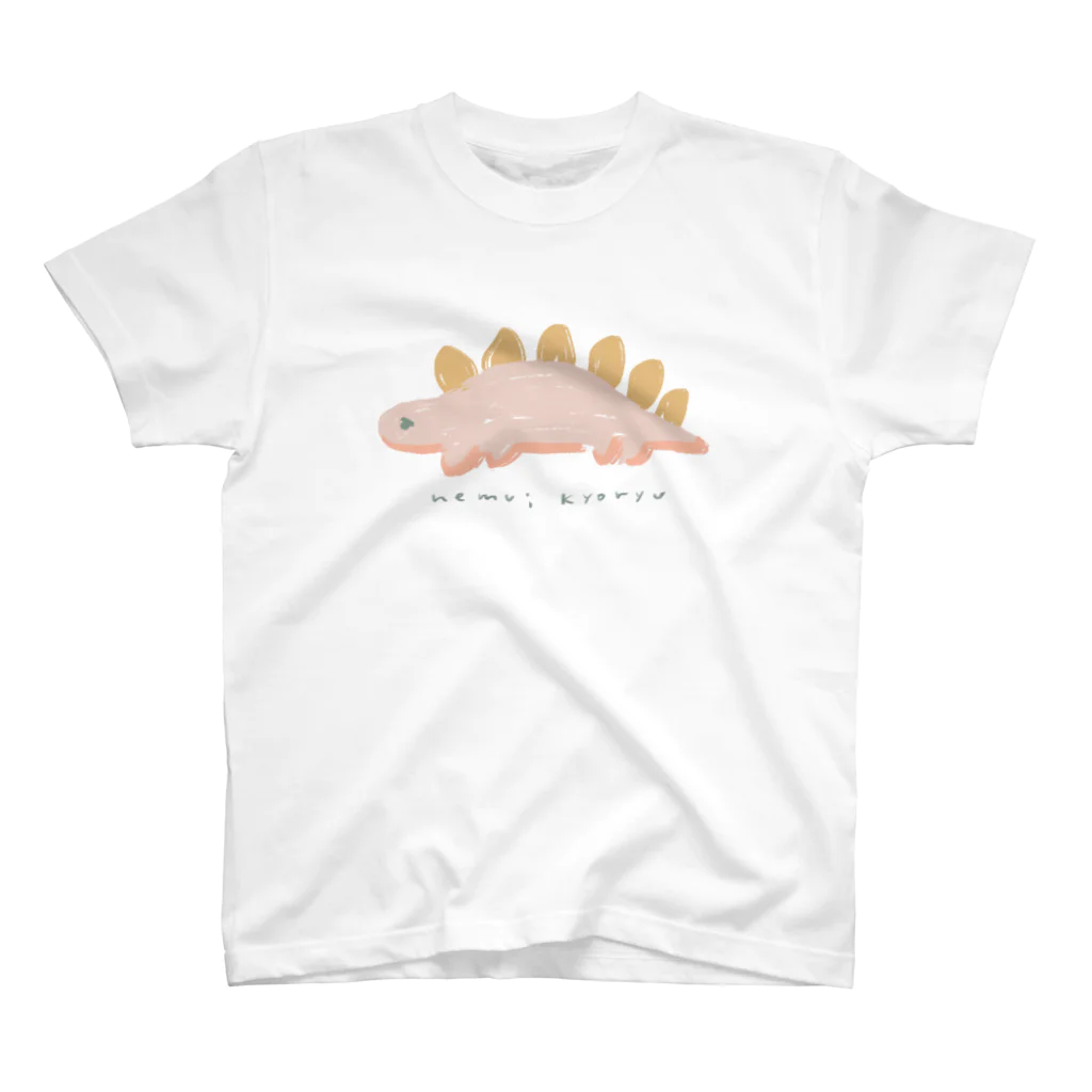 CHILL ART CLUBのねむい恐竜 Regular Fit T-Shirt