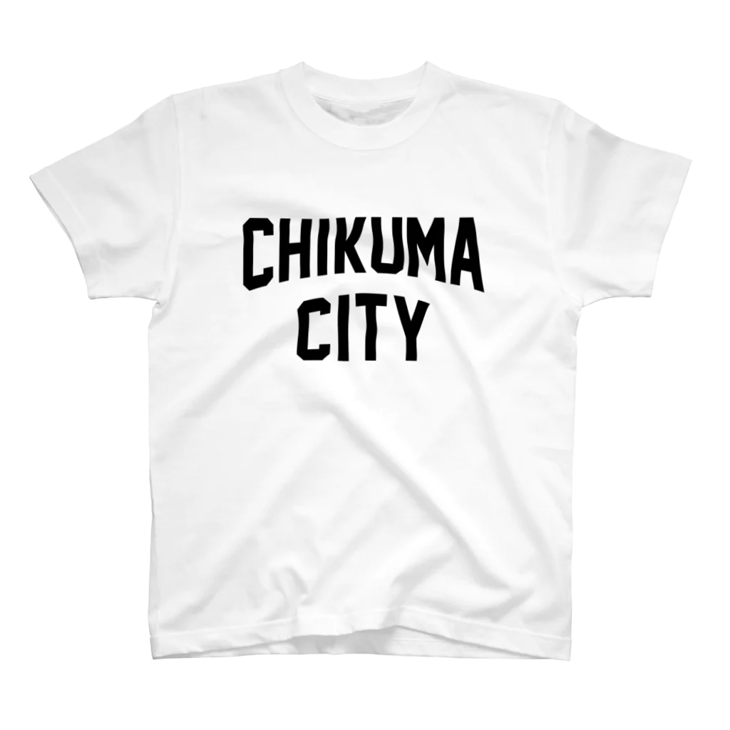 JIMOTOE Wear Local Japanの千曲市 CHIKUMA CITY スタンダードTシャツ