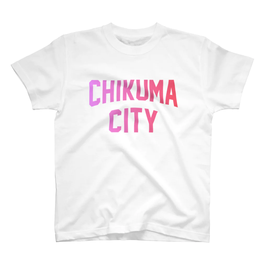 JIMOTOE Wear Local Japanの千曲市 CHIKUMA CITY スタンダードTシャツ