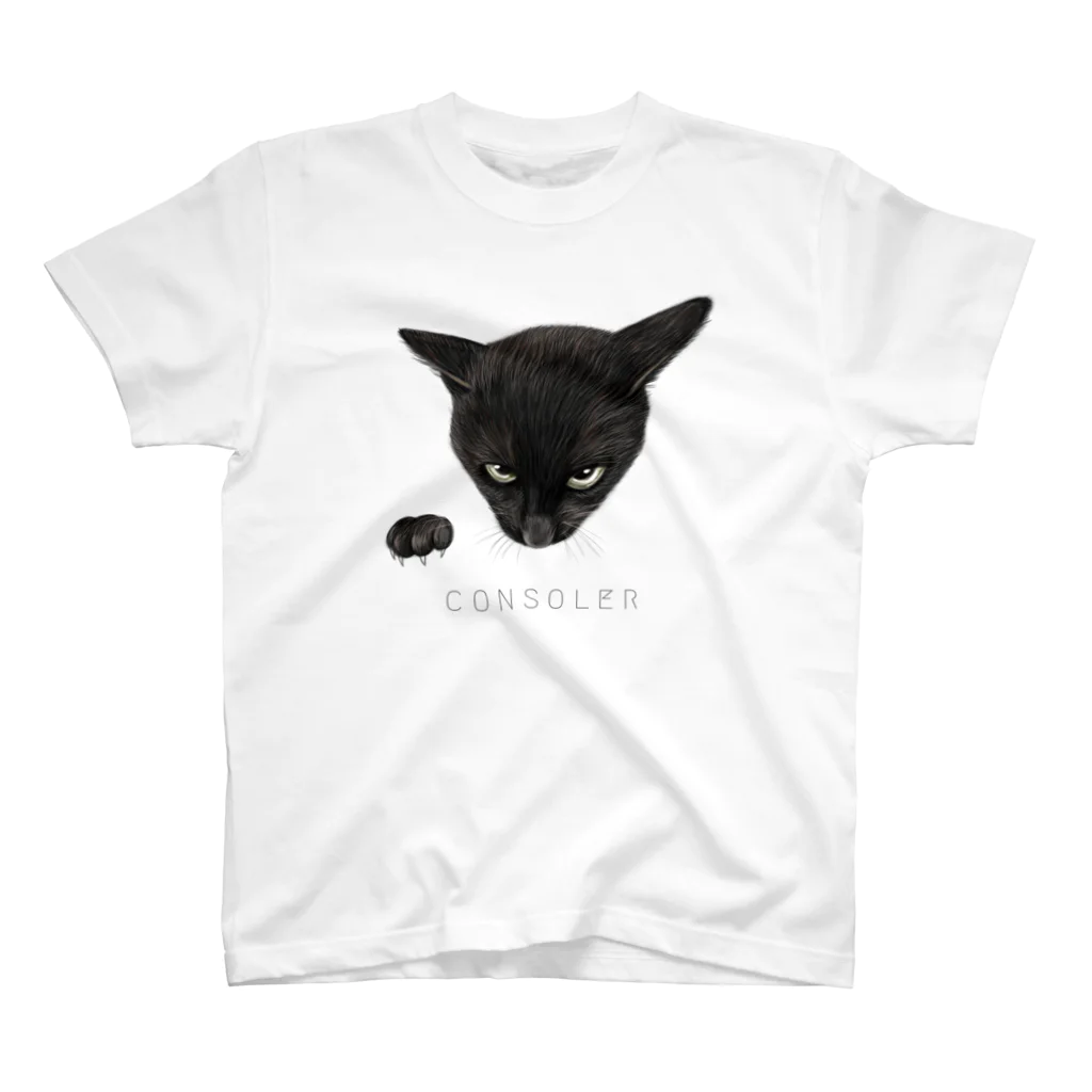 CONSOLER(コンソレ)のCONSOLER 猫 004 スタンダードTシャツ