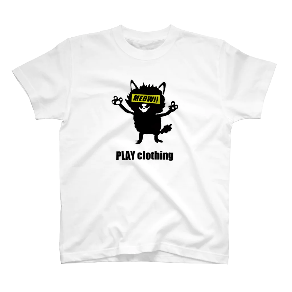 PLAY clothingのMEOW!! Y ① Regular Fit T-Shirt