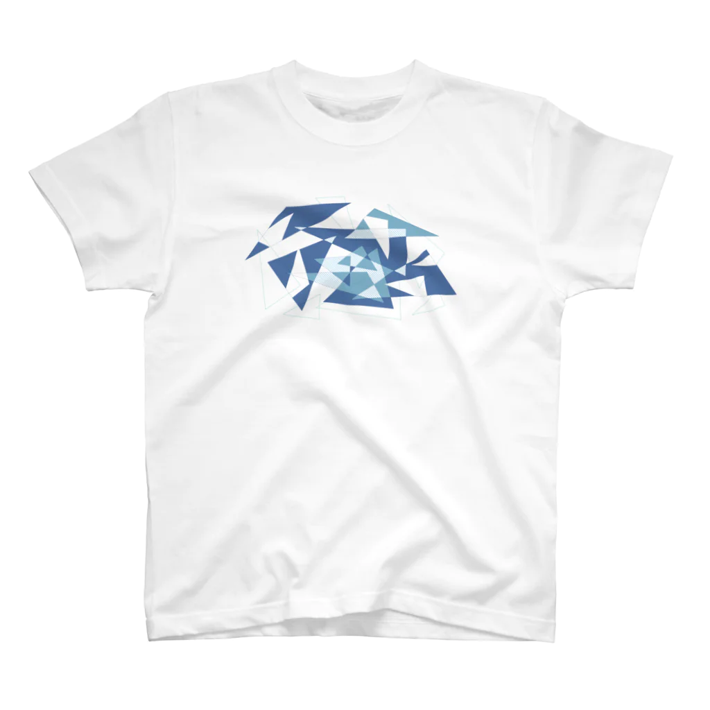 ふかもの青い三角 Regular Fit T-Shirt
