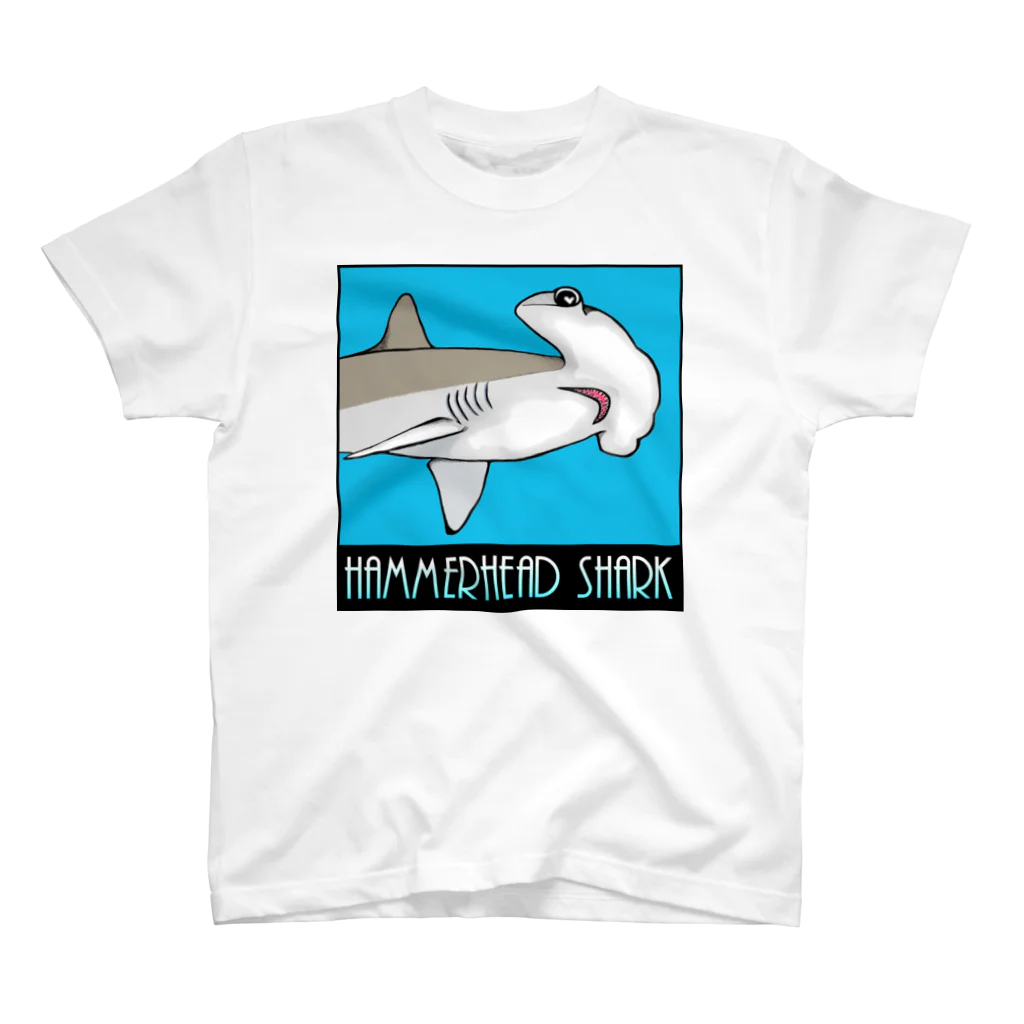 LalaHangeulのHammerhead shark(撞木鮫) スタンダードTシャツ