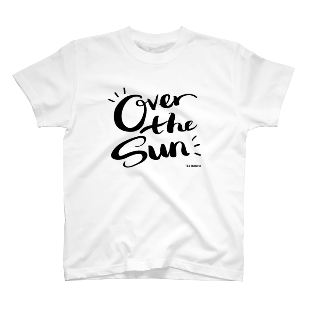 TBSラジオ『ジェーン・スーと堀井美香の「OVER THE SUN」』グッズのOVER THE SUN_Tシャツ(白) スタンダードTシャツ