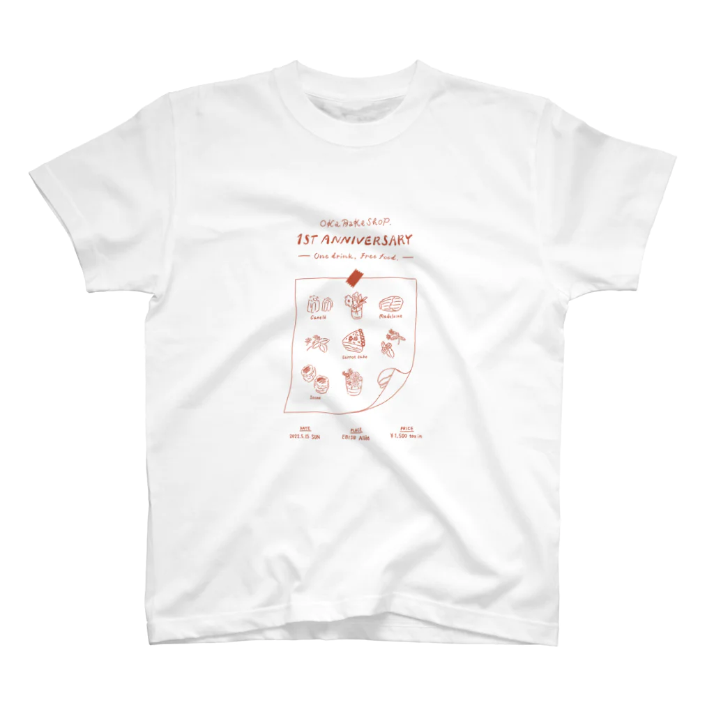 OKABAKESHOPのOKABAKESHOP 1st Anniversary スタンダードTシャツ