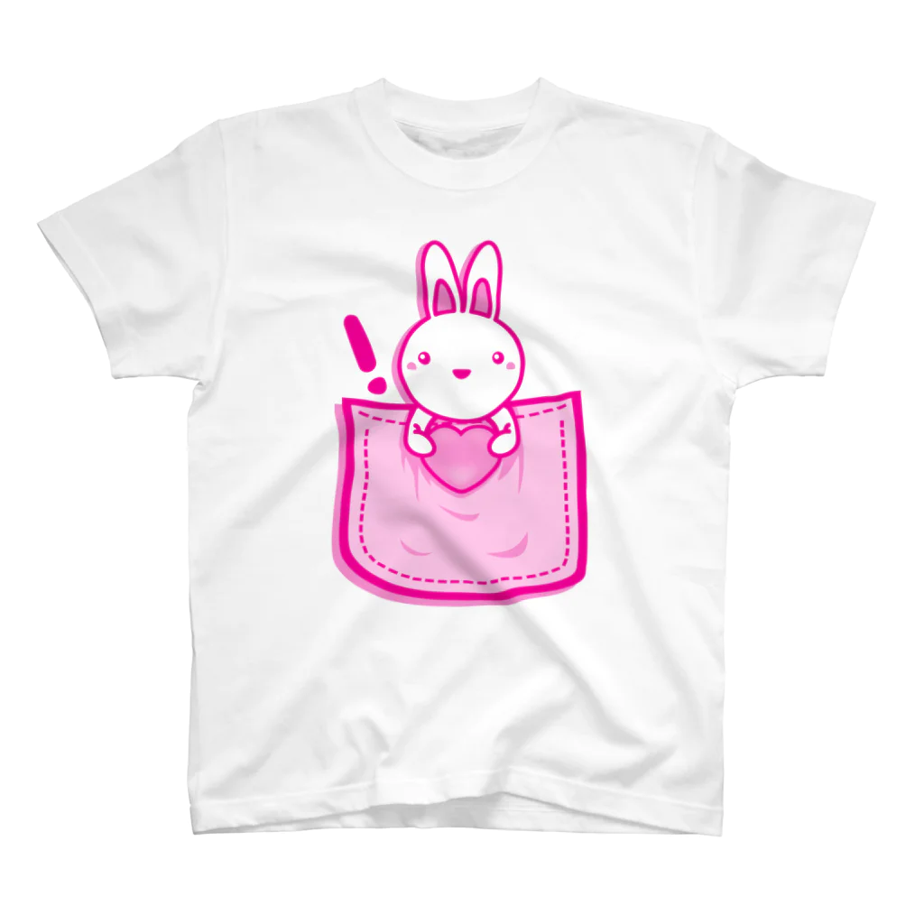 AURA_HYSTERICAのRabbit_in_the_Pocket スタンダードTシャツ