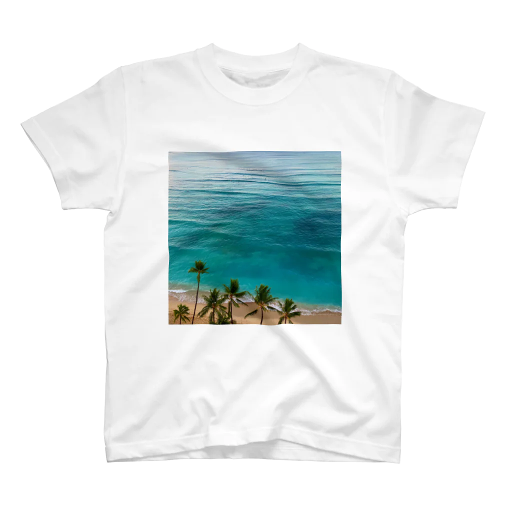 LOCO.AYAのWaikiki beach 自分で撮ったシリーズ。 Regular Fit T-Shirt