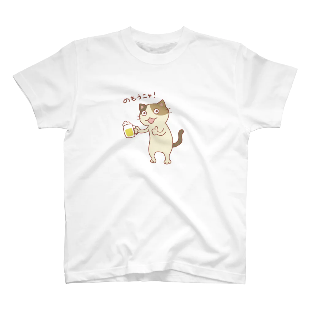 やまちの三毛猫ミケやん スタンダードTシャツ