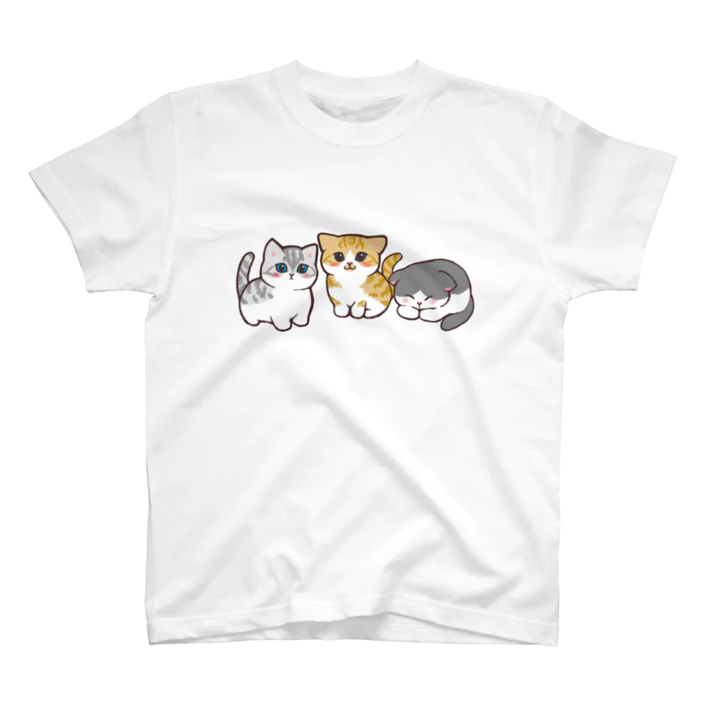 ふわにゃんshopののんびりにゃんず スタンダードTシャツ