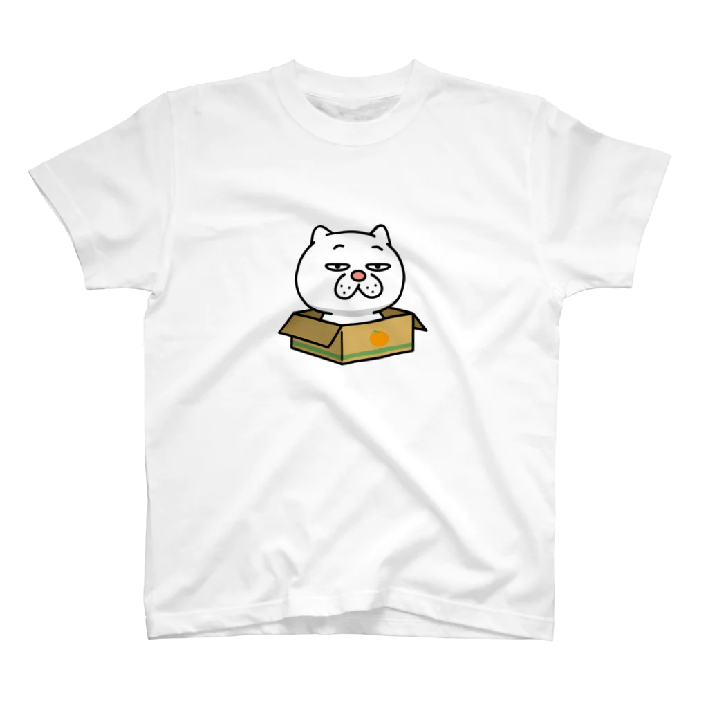 セイコウ スタンプのウザ～～い猫　段ボール スタンダードTシャツ