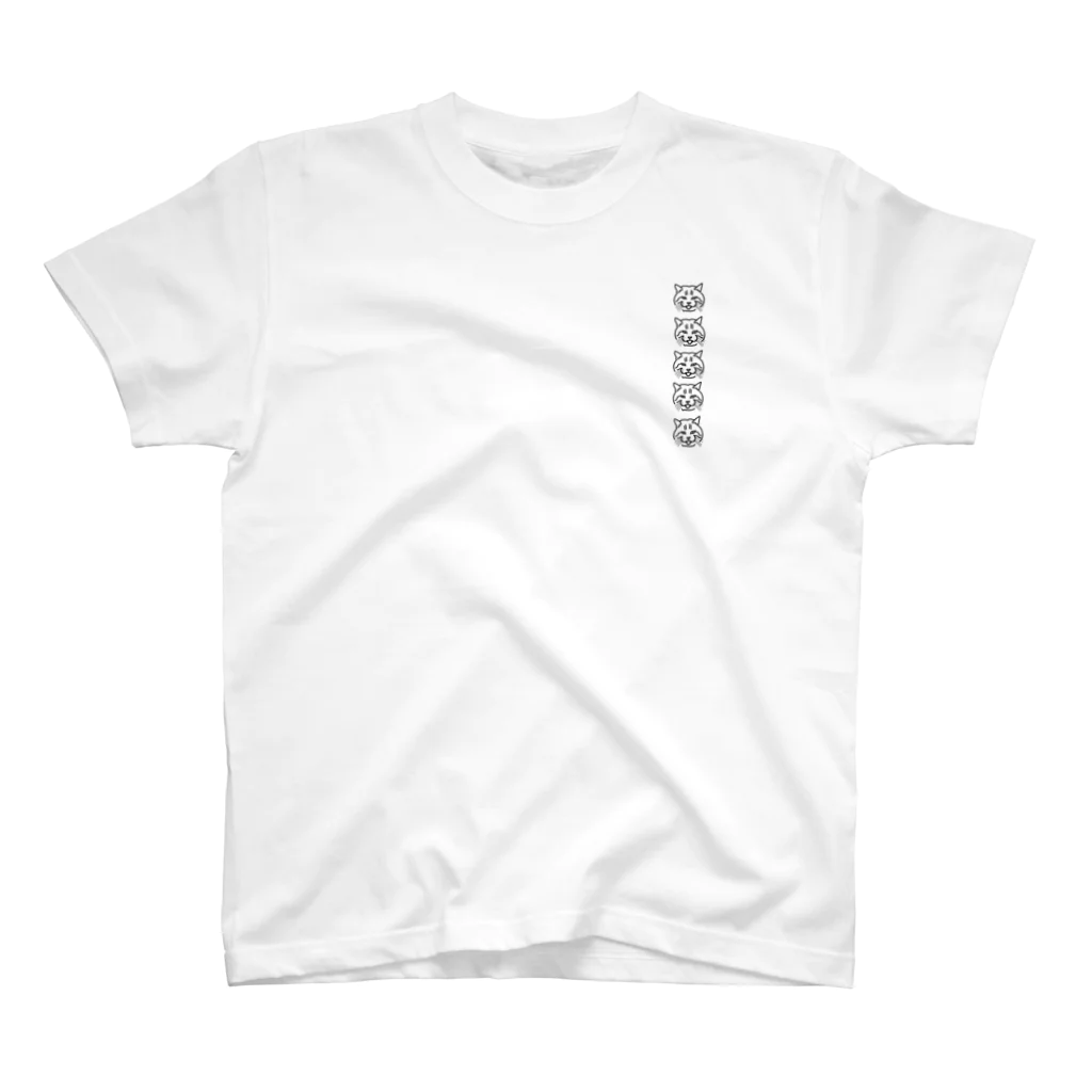 alligator_artの猫が通ります。 Regular Fit T-Shirt