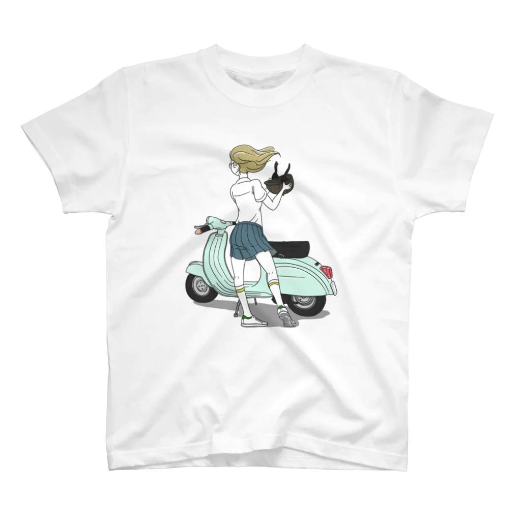 サドルとペダル屋のSCOOTER GIRL スタンダードTシャツ