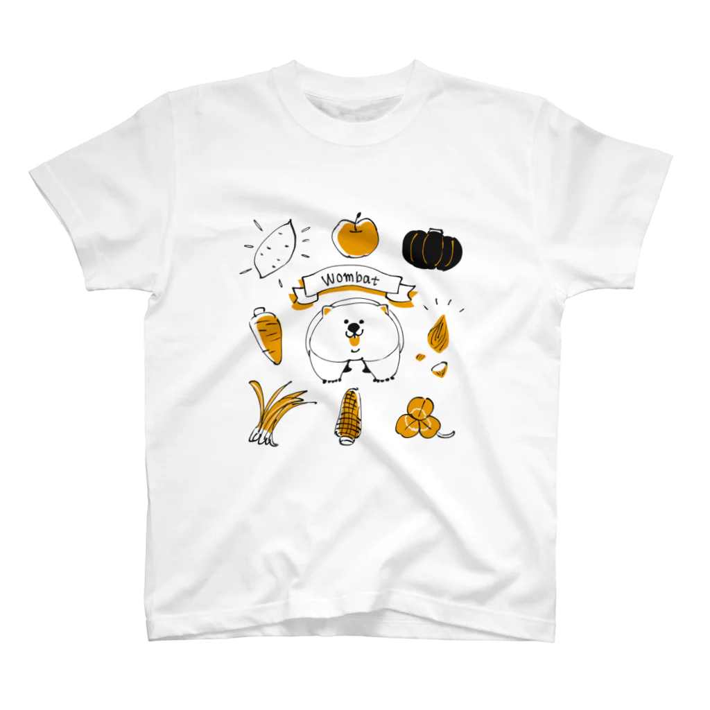 mel-wombatのウォンご飯 Regular Fit T-Shirt