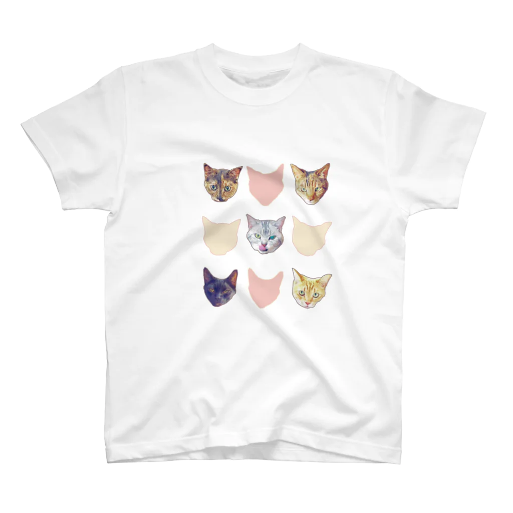 猫のMy cats4 スタンダードTシャツ