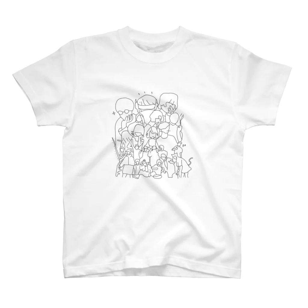 🕴💙 kaipyopyopyo 💙🕴のともだTグッズ（2021ゆるゆるver） スタンダードTシャツ