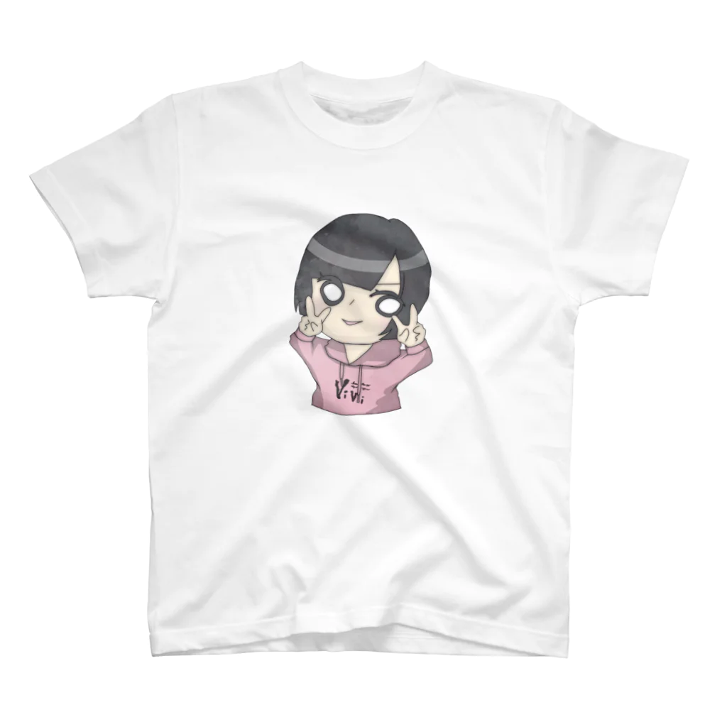 ビビの小遣い稼ぎのおじピースビビ スタンダードTシャツ