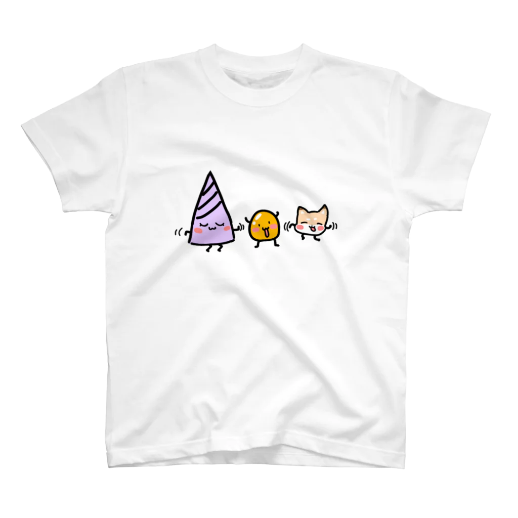 とぅるちゃんのお店のなかよし₍₍(ง˘ω˘)ว⁾⁾ﾁｬｶﾎﾟｺ スタンダードTシャツ