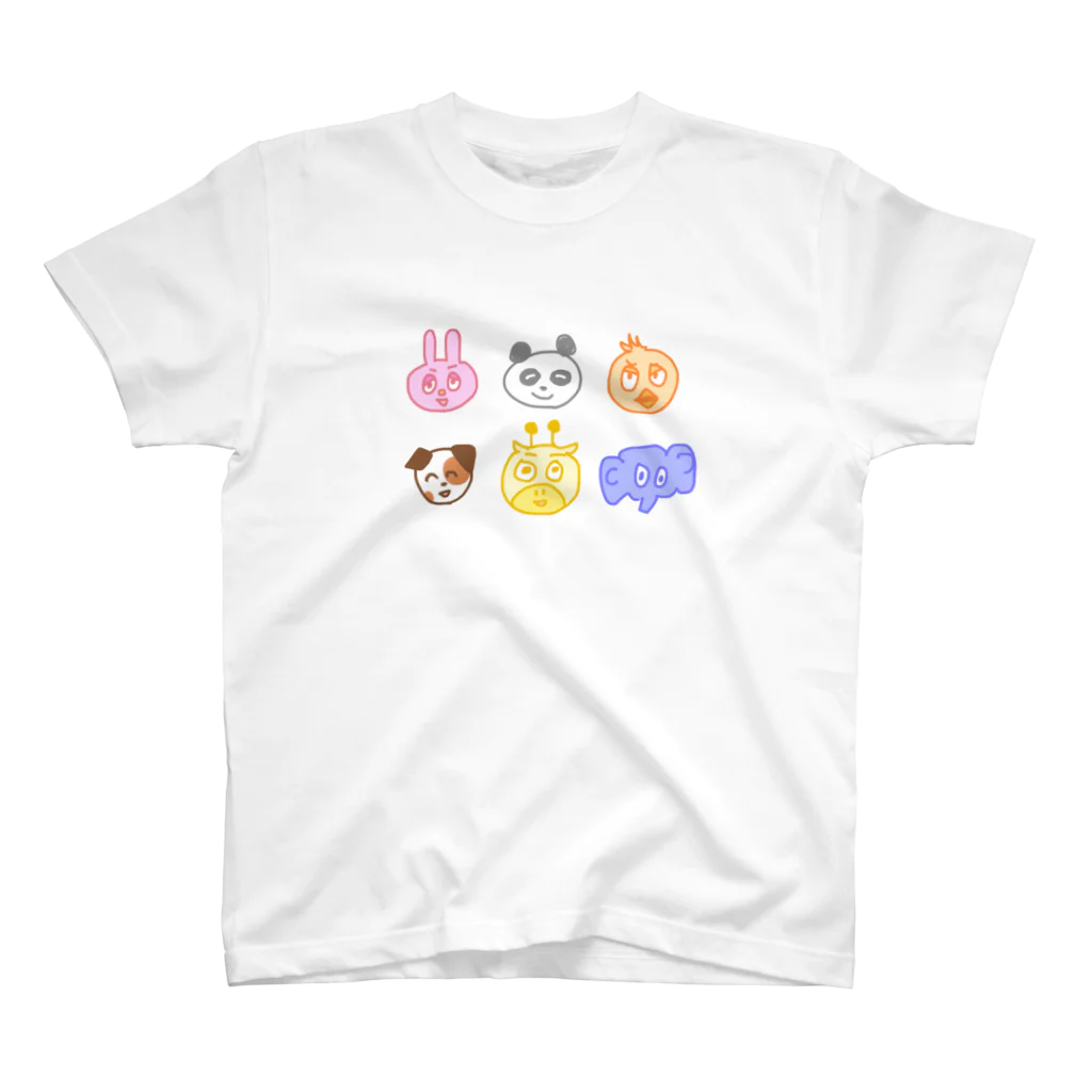 あやしいどうぶつのゆかいななかまたち スタンダードTシャツ