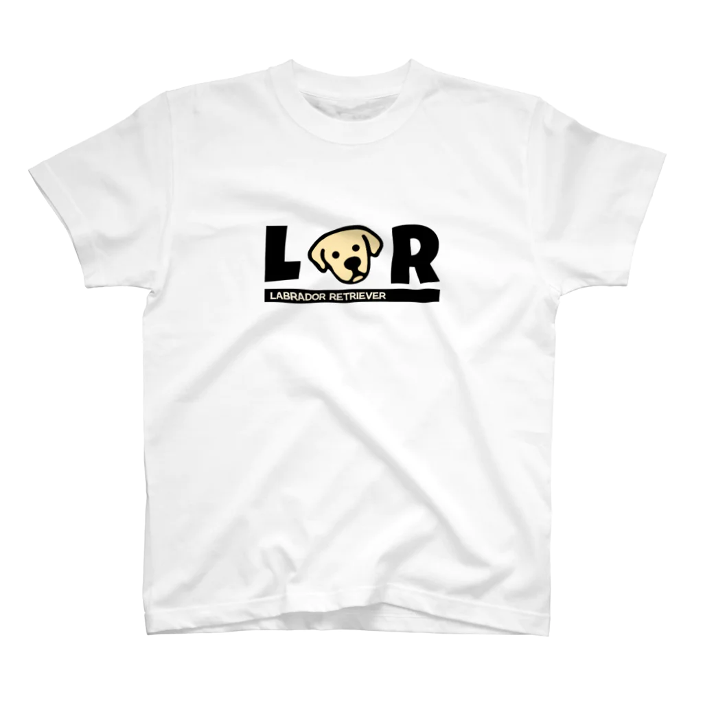 Lab Lab Lab ♡きゅん♡なラブラドールのイエローラブ♡LR スタンダードTシャツ Regular Fit T-Shirt