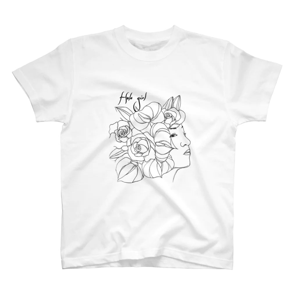 アトリエ チョークアートmili のフラガールcイラスト Regular Fit T-Shirt