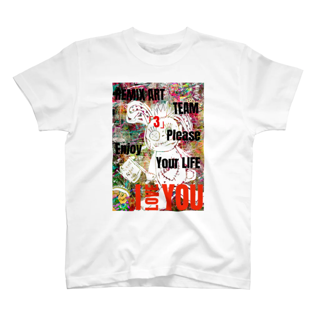 3 The shopのEnjoy Your Life Regular Fit T-Shirt