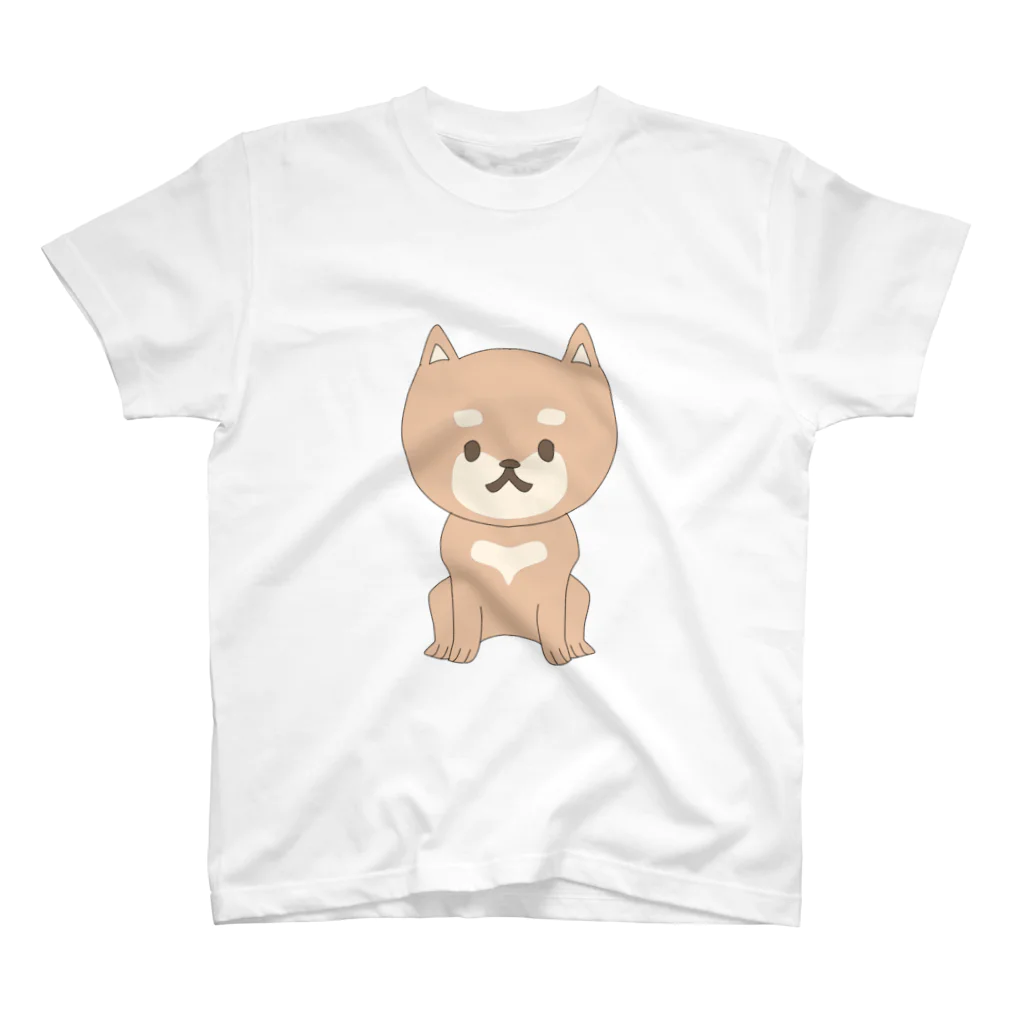 libraryの柴犬 Regular Fit T-Shirt