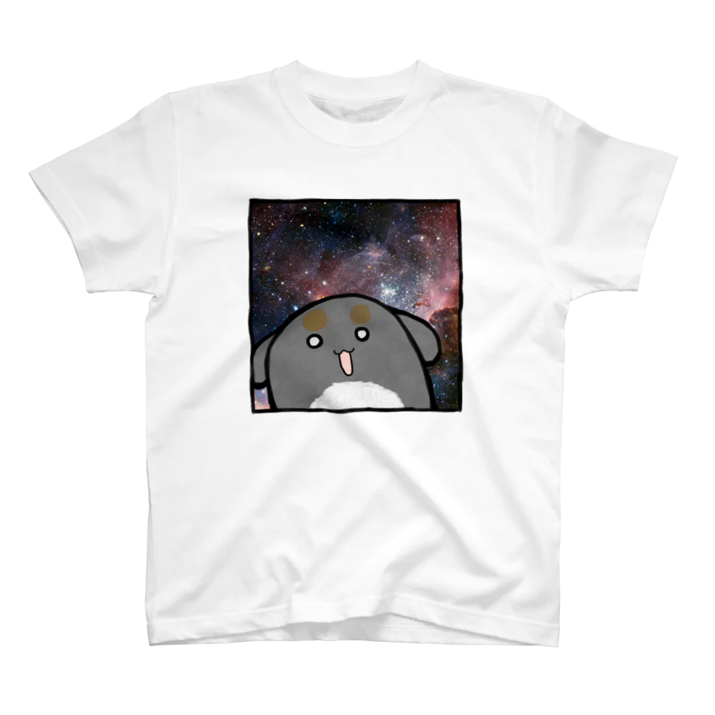 犬チャンの宇宙いぬ スタンダードTシャツ