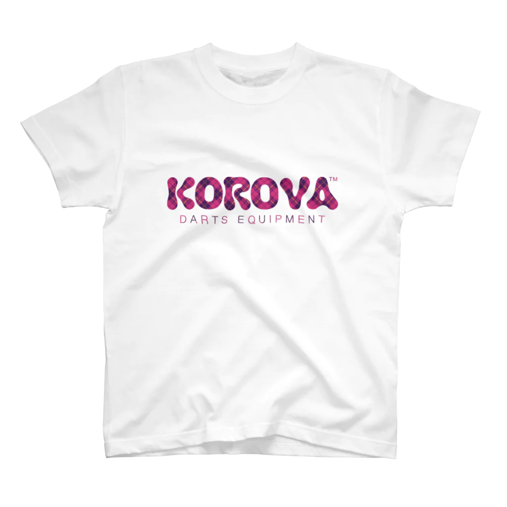 KOROVA DARTS EQUIPMENTのKOROVA BEEF (CHECK) スタンダードTシャツ