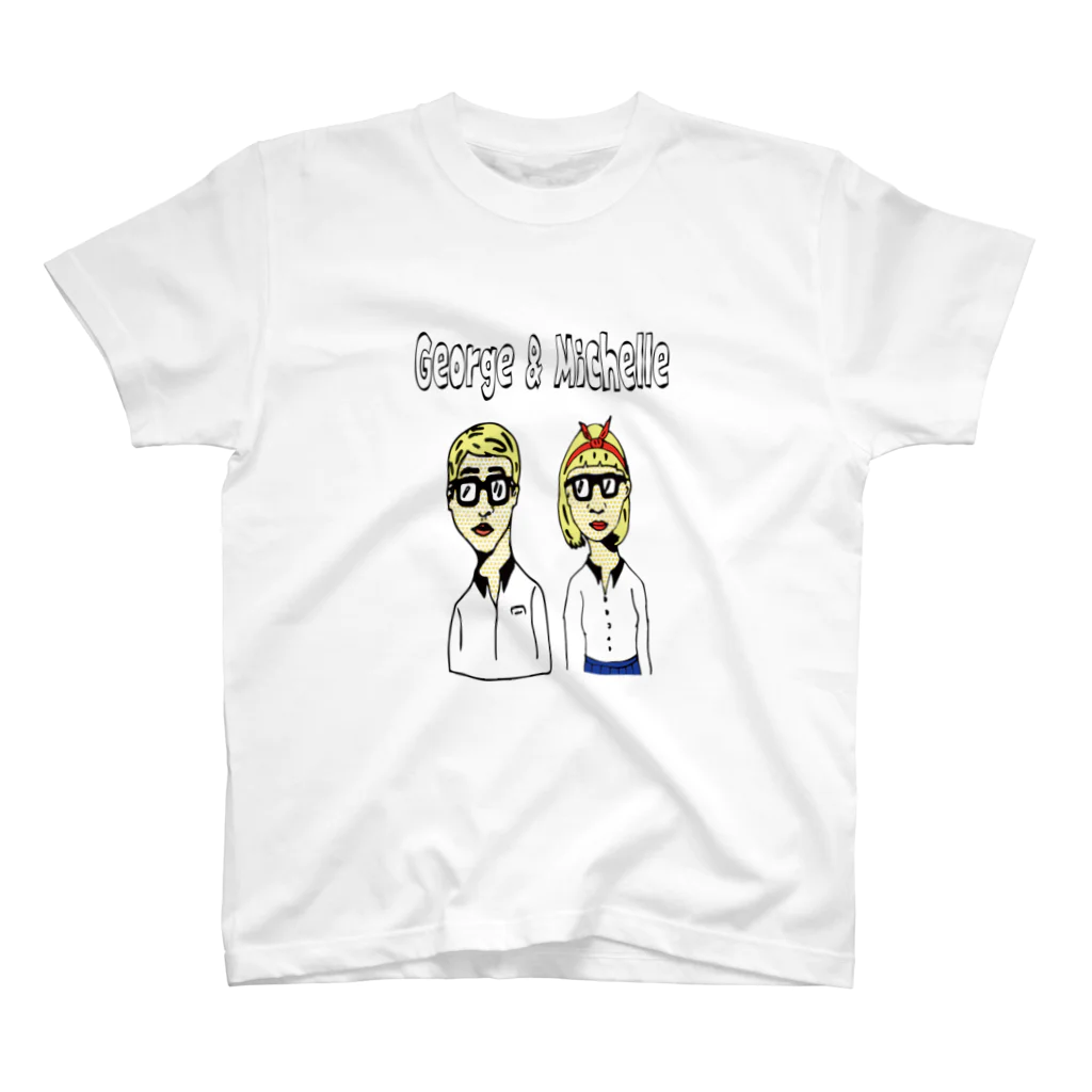 sheepmenのGeorge & Michelle スタンダードTシャツ