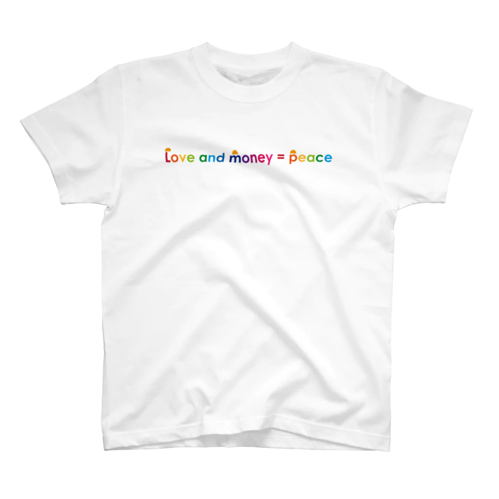 tsukiのlone and money = peace_color スタンダードTシャツ