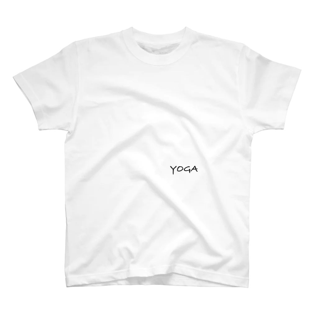 minimalistを愉しむのYOGAを愉しむ スタンダードTシャツ