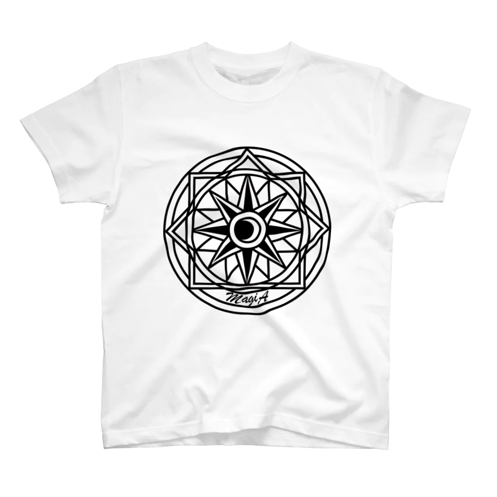 MagiAの月と太陽の魔法陣ロゴ Regular Fit T-Shirt