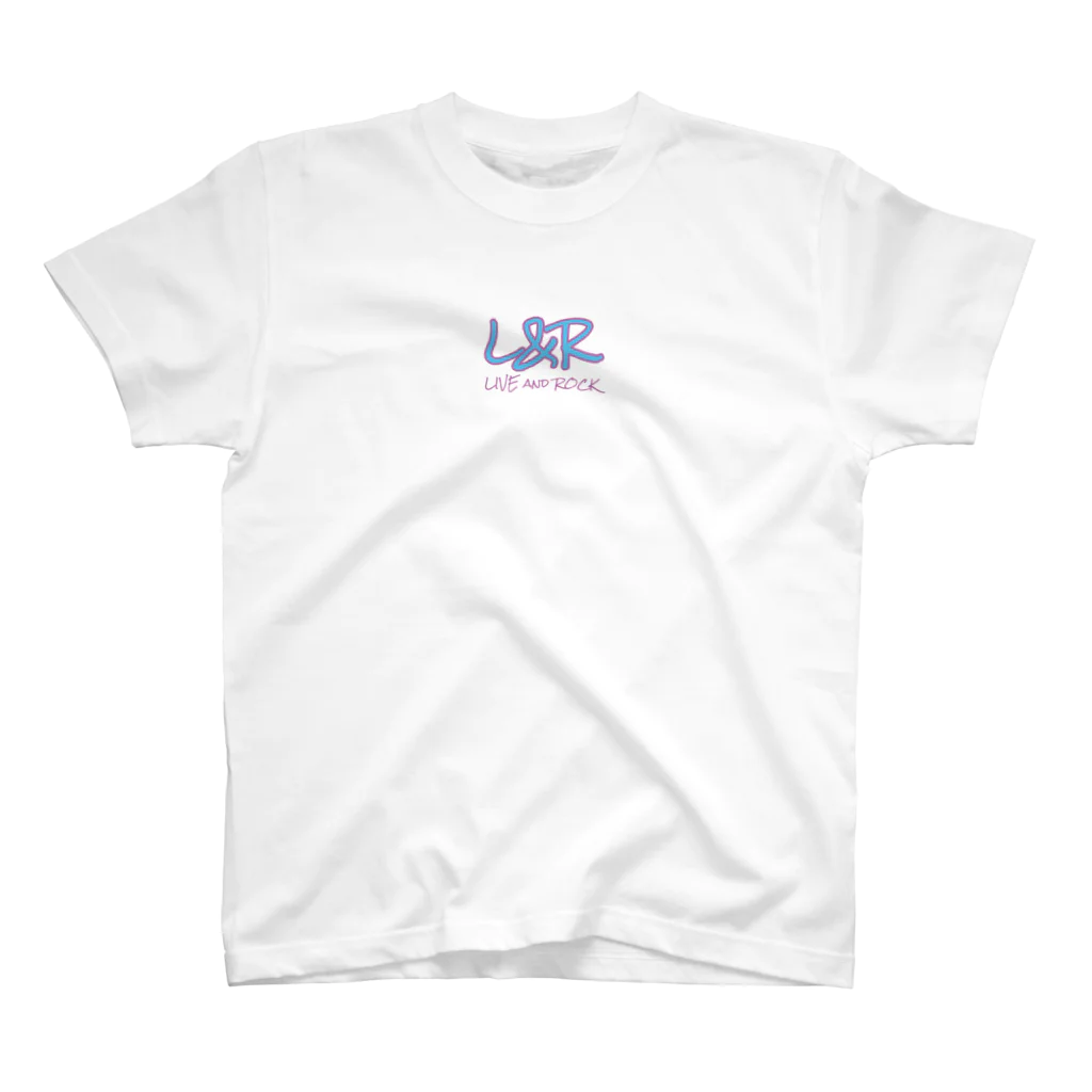 L&RのL&R  LIVE and ROCK Regular Fit T-Shirt