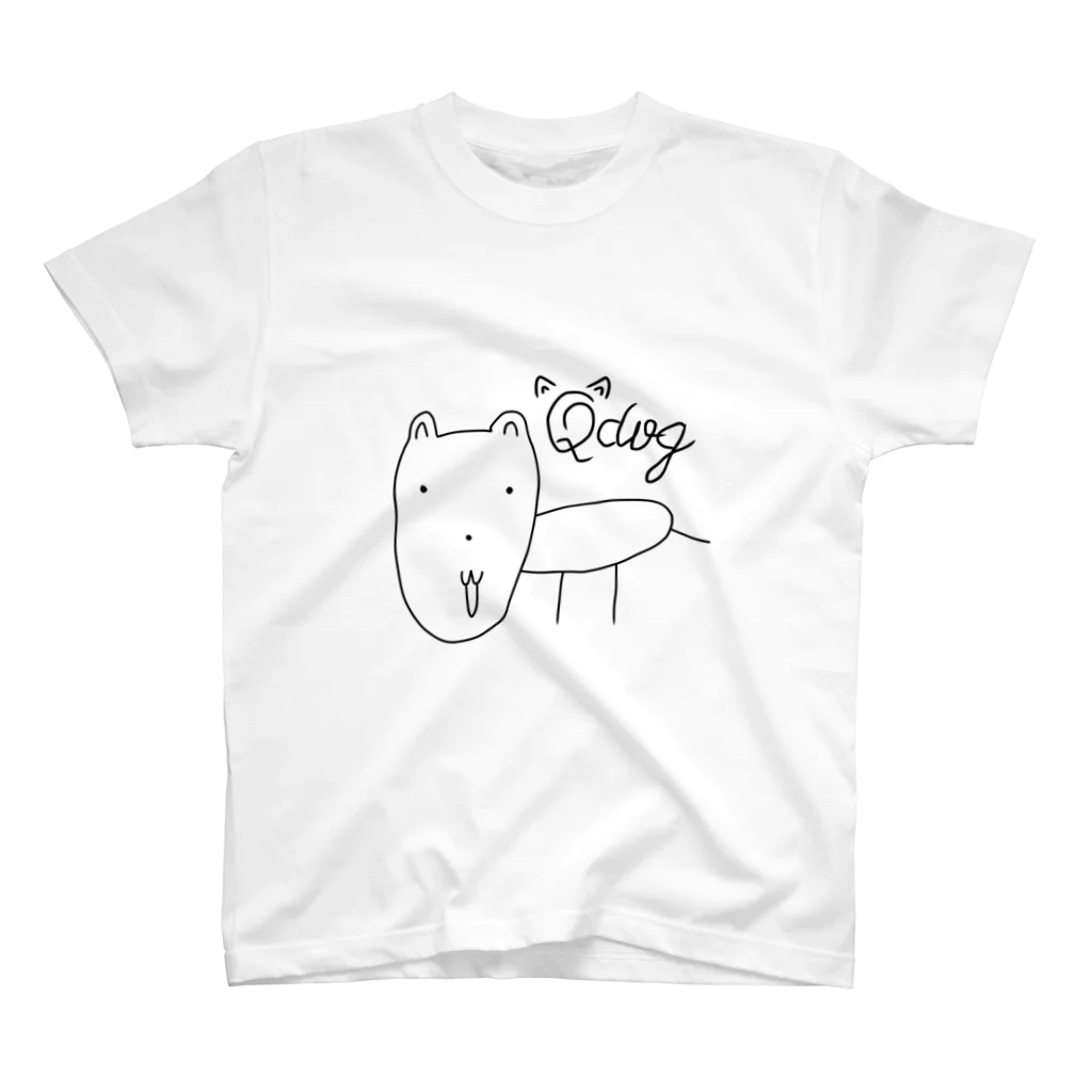 Qdog official Shopのいヌ/公式 official スタンダードTシャツ スタンダードTシャツ