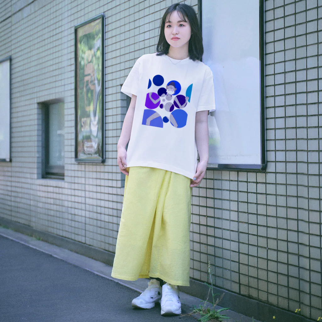 超水道のghostpia ショートスリーブTシャツ【ブルージジイ[Restructuring]】 Regular Fit T-Shirt