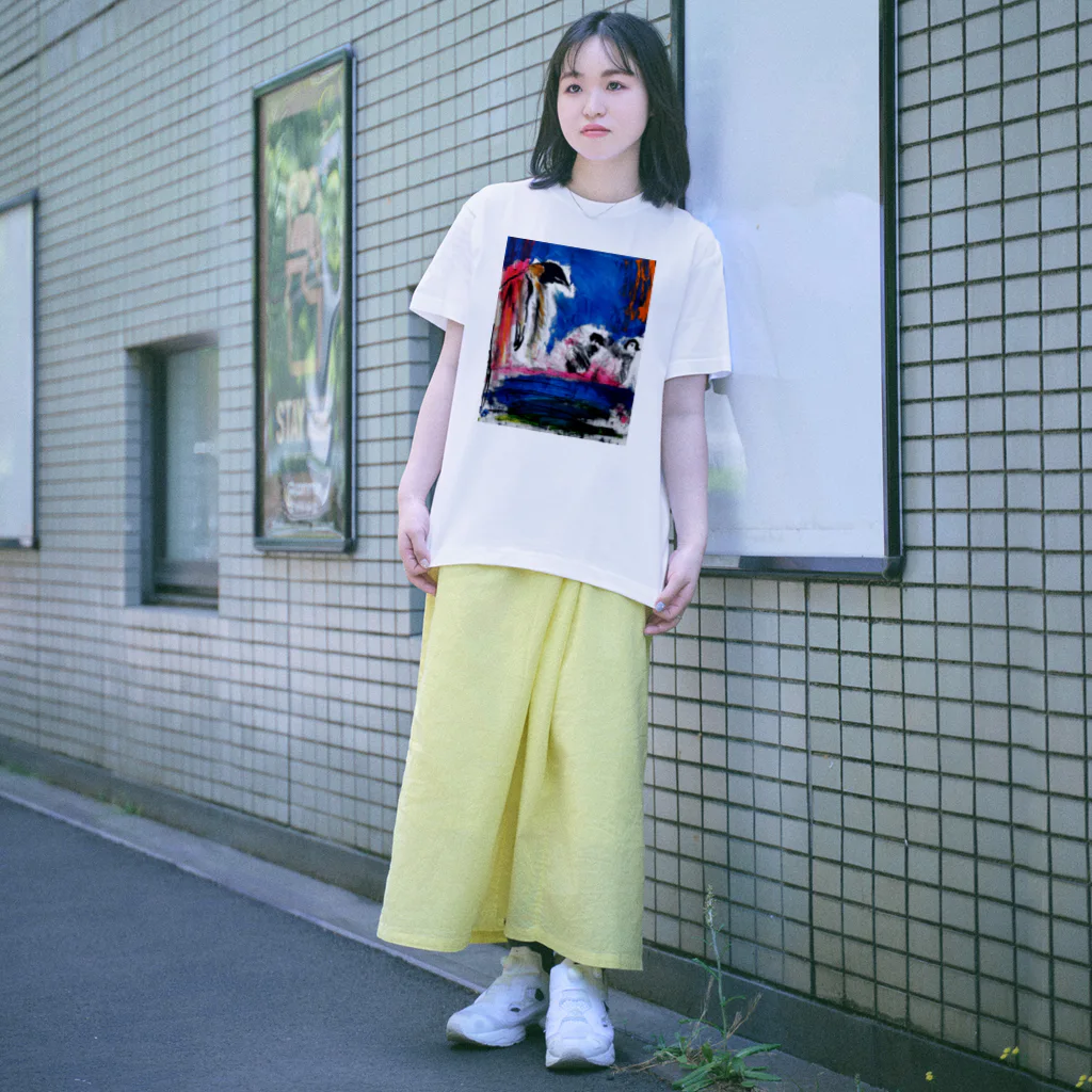 色にまみれるアニマル達のそれでも明日を Regular Fit T-Shirt