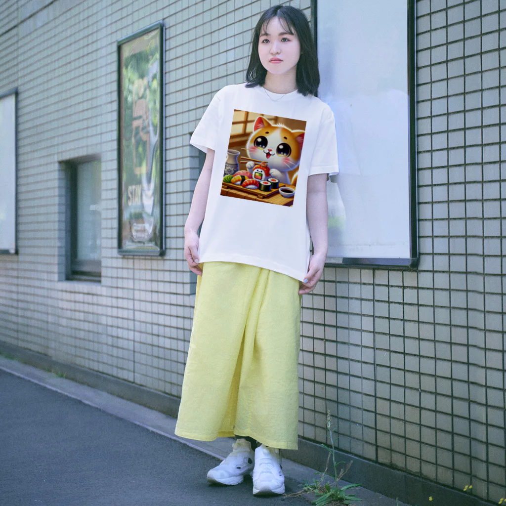 ぺろり庵のキラキラ寿司キャット Regular Fit T-Shirt