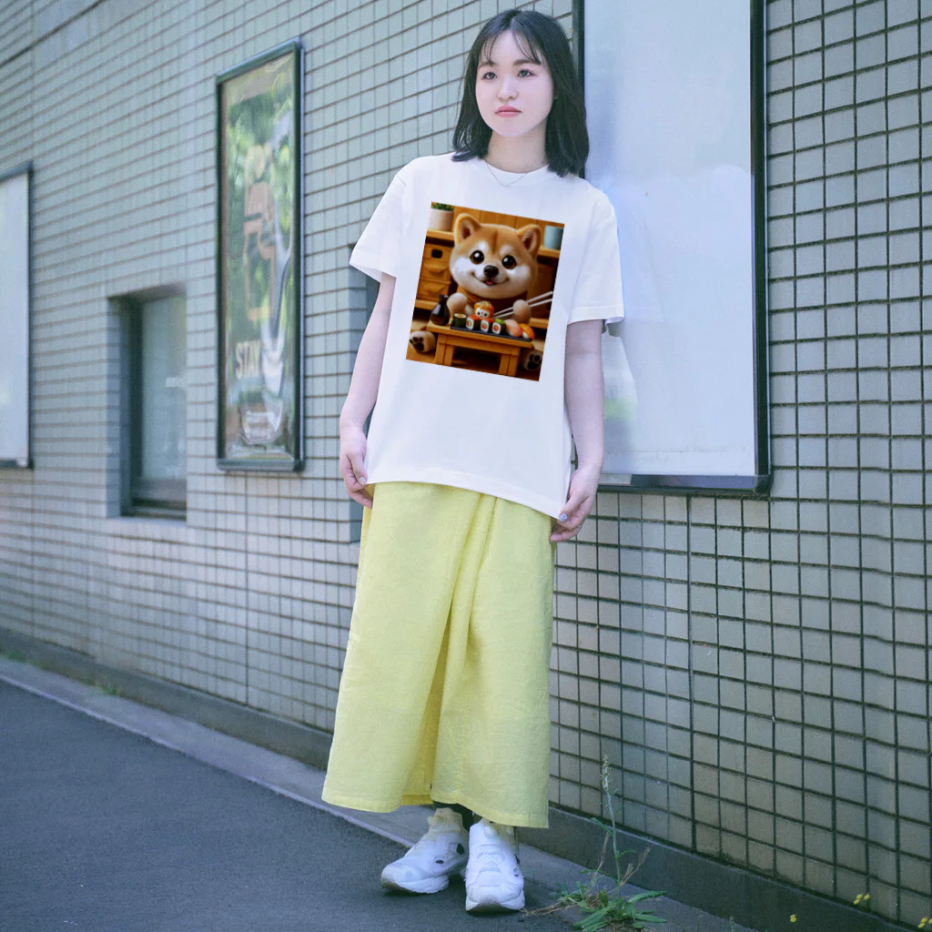 ぺろり庵のキラキラ寿司犬 Regular Fit T-Shirt