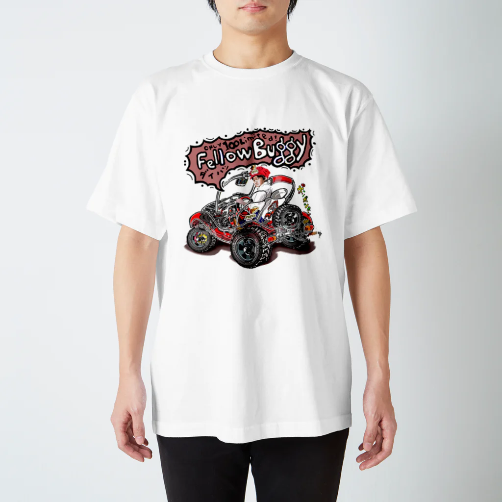  XXレーション・ショップのFellowBuggy・「やくざ刑事・麻薬密売組織」 スタンダードTシャツ