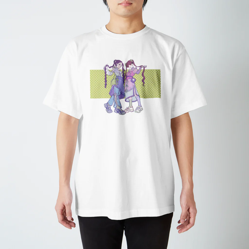 てあでい🐎のWツインテ スタンダードTシャツ