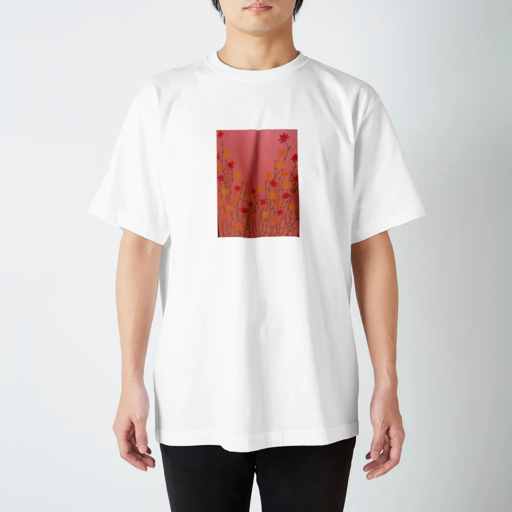 hanasoraの薄暮の花 スタンダードTシャツ