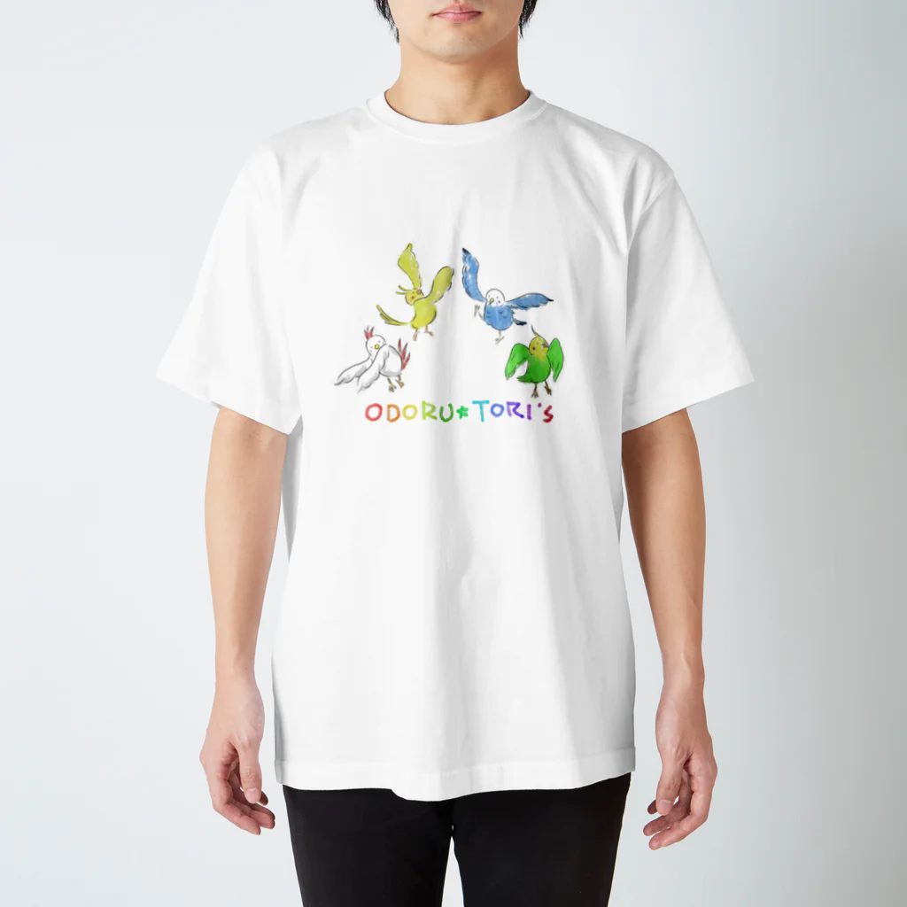 Starmine storeの【ODORU☆TORI'S】ODORU☆TORI'S crayon Regular Fit T-Shirt